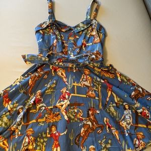 Cowgirl fit&flare dress